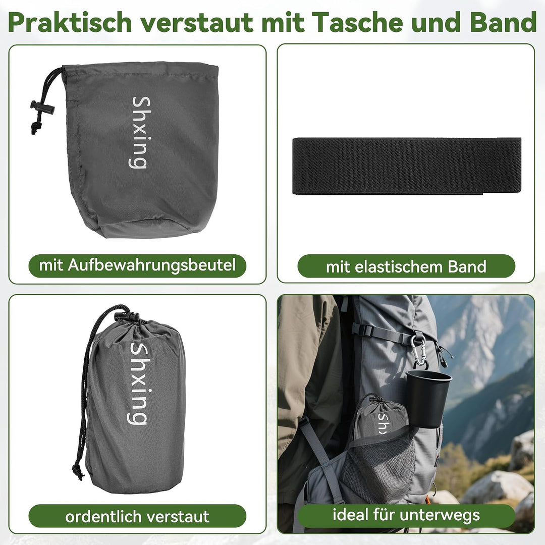 Sitzkissen Outdoor faltbar für Stadion, Camping &amp; Wandertouren | Selbstaufblasend, 5 cm dick, 200 g