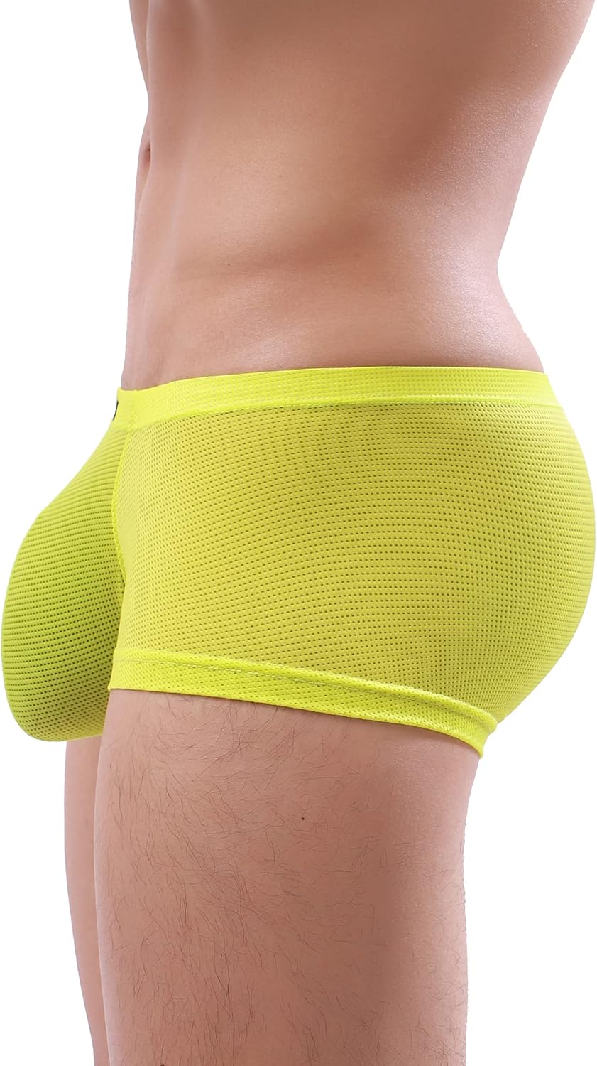 iKingsky Herren Atmungsaktive Retroshorts Ausbuchtung Männerstrunks Unterwäsche Sexy Uiedrigen Taill