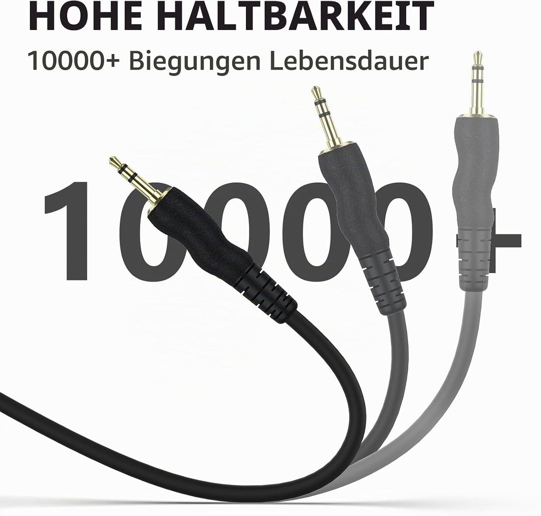 3,5-mm-TRS-Stecker auf Dual-XLR-Buchse, Splitterkabel, 3,5 mm auf 2 XLR-Buchsen, Y-Patchkabel für La