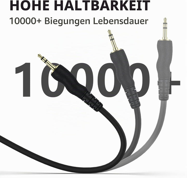 3,5-mm-TRS-Stecker auf Dual-XLR-Buchse, Splitterkabel, 3,5 mm auf 2 XLR-Buchsen, Y-Patchkabel für La