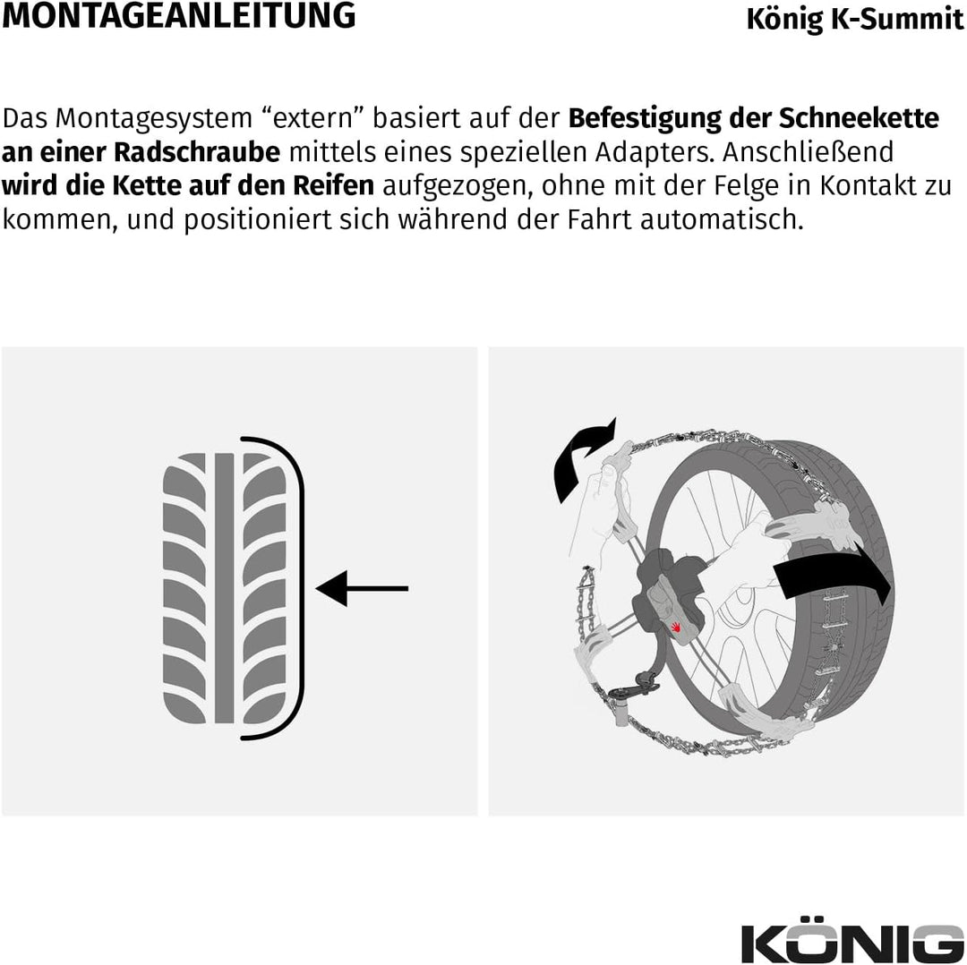 KÖNIG K-Summit K11 - Schneeketten, K11