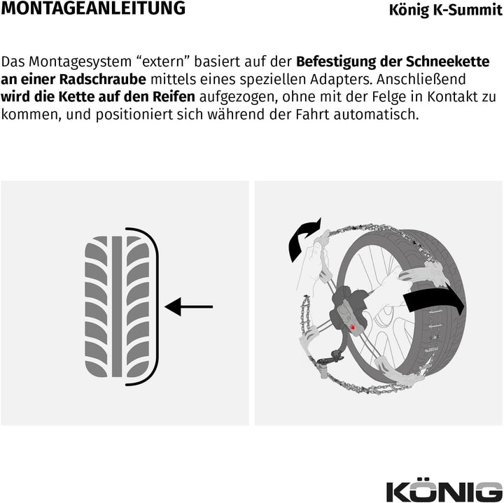 KÖNIG K-Summit K11 - Schneeketten, K11