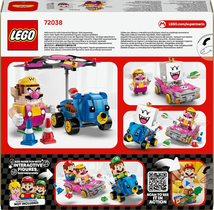 LEGO Super Mario: Mario Kart - Wario & König Buu Huu - Interaktives Spielzeug mit 2 Autos und 2 Figu