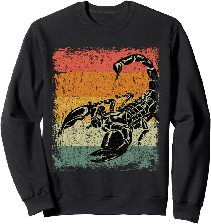 Retro Skorpion Geschenk Vintage Skorpion Sweatshirt