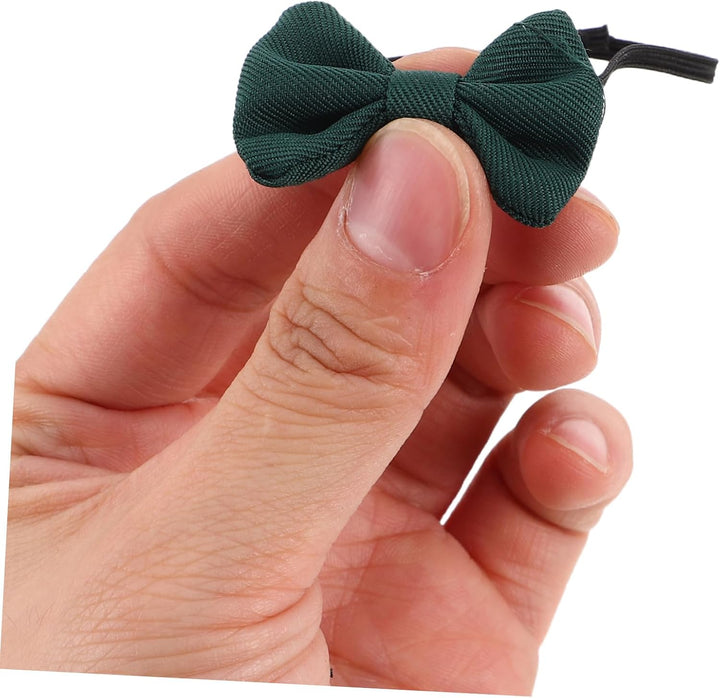 Puppenfliege Miniatur Krawatte für Puppen, Gewebe Baumwolle, 2 Stück
