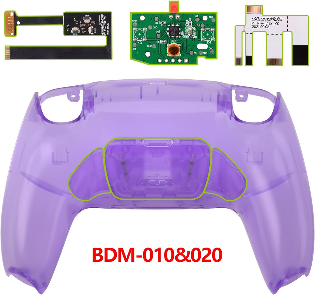 eXtremeRate Programmierbar RISE2.0 Remap Kit für ps5 Controller BDM-010&BDM-020,Remap Board&Rückseit