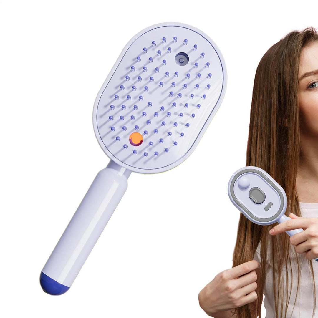 Générique Wasserbürste für Haare, Werkzeug zum Bürsten von Vibration und Nebel, elektrische Bürste m