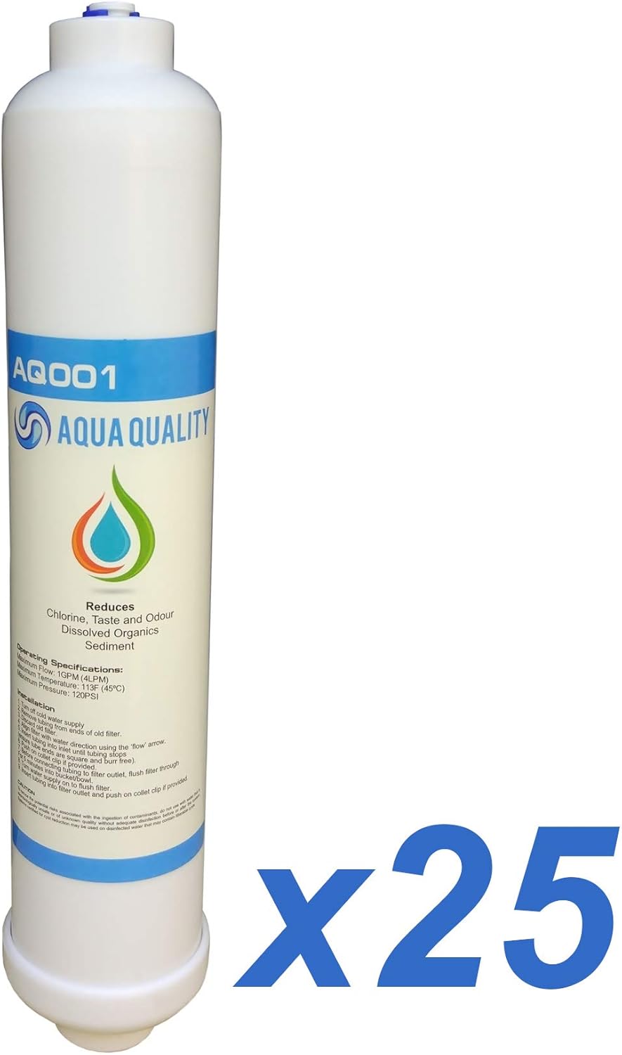 Aqua Quality AQ001 Wasserfilter für Kühlschrank, kompatibel mit Samsung, GE, Daewoo, LG, Beko und me