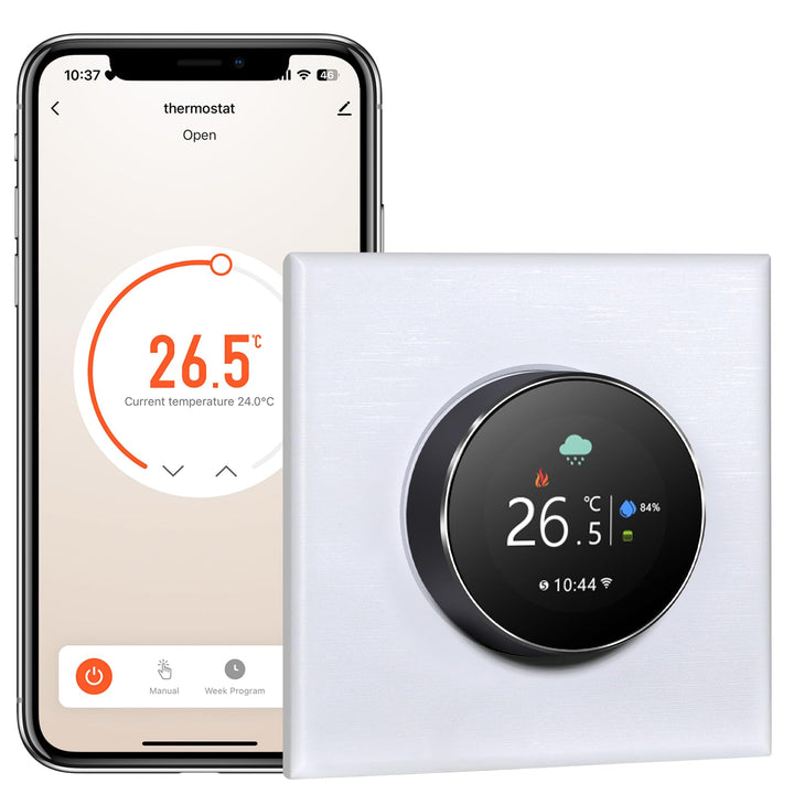MVAVA Thermostat für Wasser Fussbodenheizung, Smart WLAN Thermostat kompatibel mit Alexa und Google