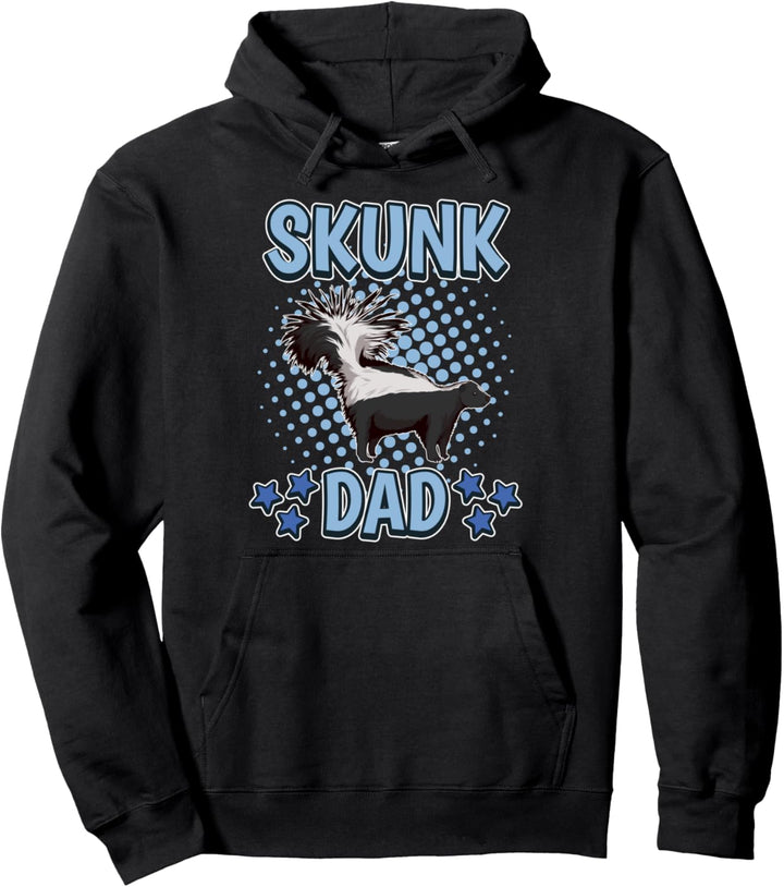 Stinktier Papa Skunk Dad Vatertag Stinktiere Pullover Hoodie
