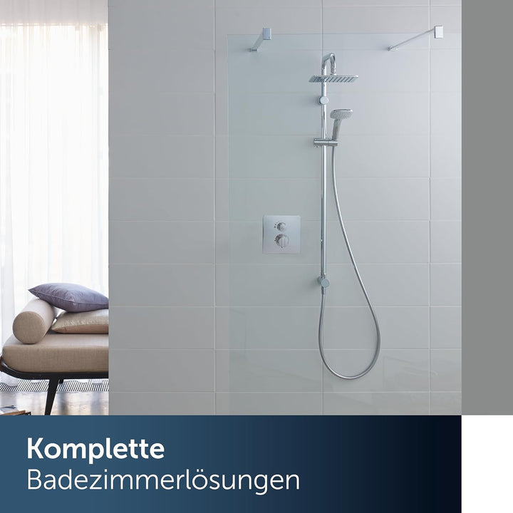 Ideal Standard B0003AA Handbrause IDEALRAIN CUBE M3 mit 3-Funktion und Antikalk-System verchromt 3-