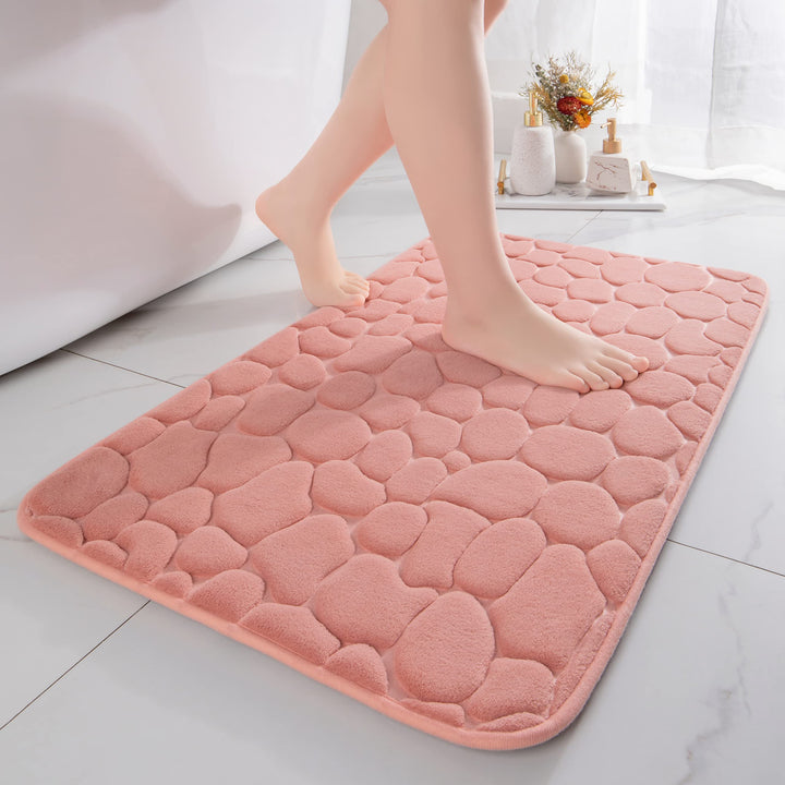 chakme Badematte Memoryschaum Badteppich Memory Foam Duschvorleger Saugfähige Badvorleger Badezimmer