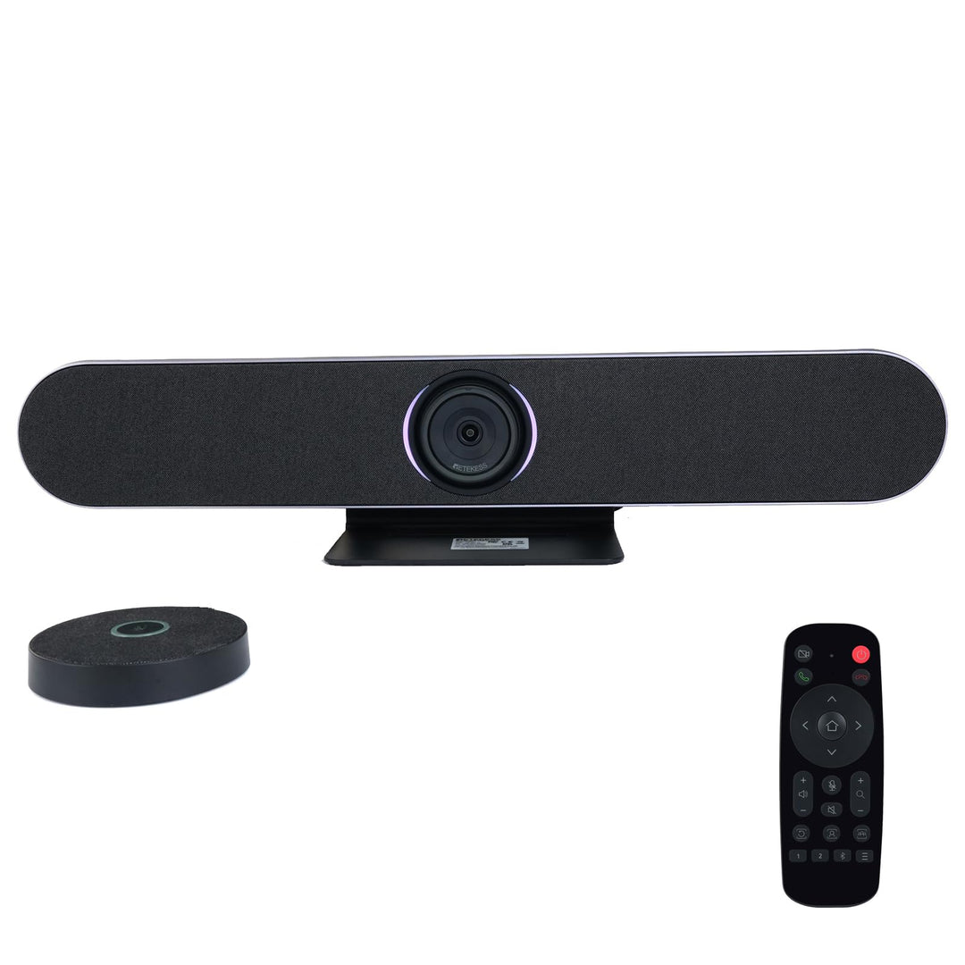 Retekess TC201 Videokonferenzsystem, 4k PTZ Webcam mit Mikrofon, Ai Auto Framing, Speaker Tracking,