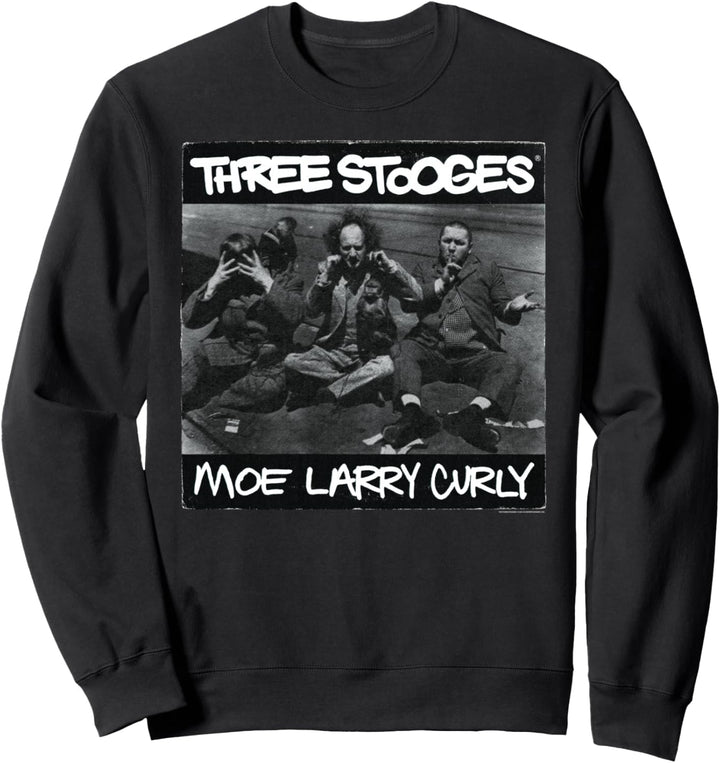 Three Stooges '90s Hip Hop Album Sweatshirt