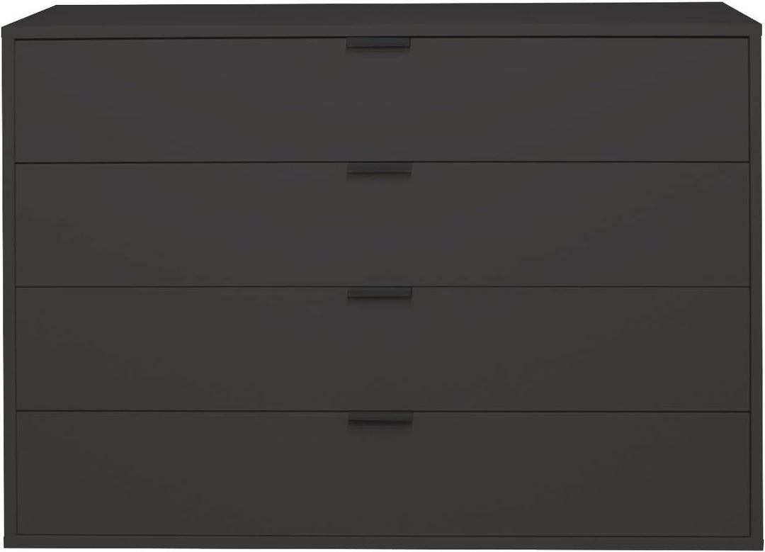 DEINE TANTE EMMA Bonnie/KO_04-119 anthrazit matt Lack Schubladenkommode Kommode Sideboard ca. 119 x