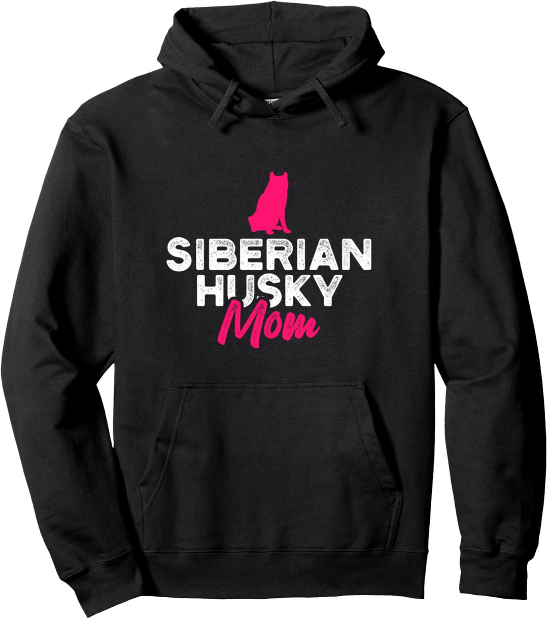 Siberian Husky Mom Pullover Hoodie