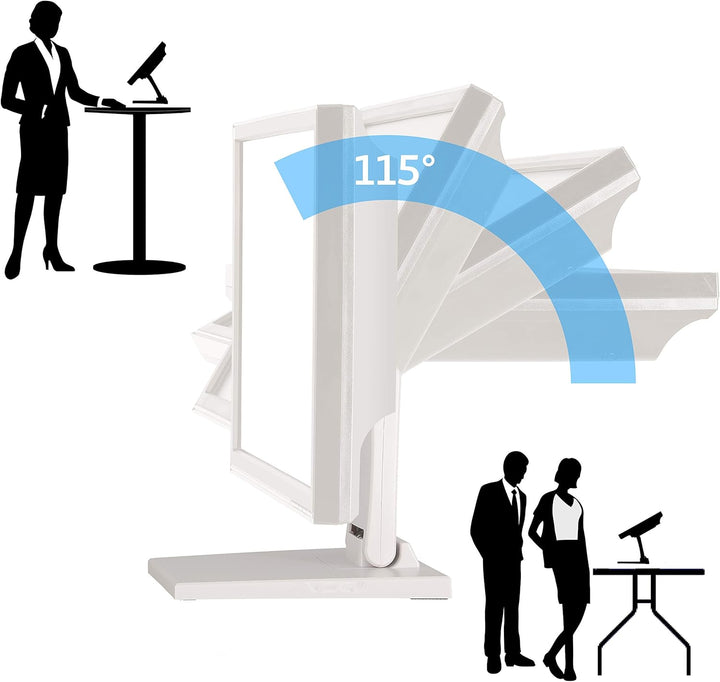 VSG Standfeste Halterung für Touchscreens, POS und PC Monitore / 10“- 22“ Zoll/verstellbar/Metallpla