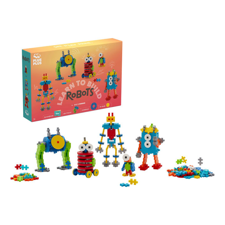 Plus-Plus 250 Kreativ Bausteine Roboter Mittel, 250 Teile