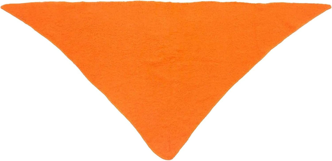 Faera XXL Dreieckstuch Bouclé elastisch weiches Cozy Material Einheitsgrösse Neon Orange, Einheitsgr