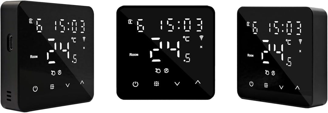 Automat-on Zigbee Thermostat Fussbodenheizung | Raumthermostat Fussbodenheizung BAT2 mit Batteriebet