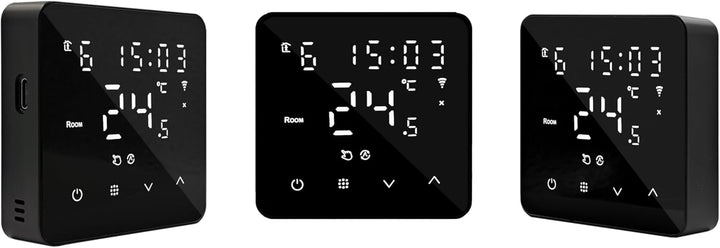 Automat-on Zigbee Thermostat Fussbodenheizung | Raumthermostat Fussbodenheizung BAT2 mit Batteriebet