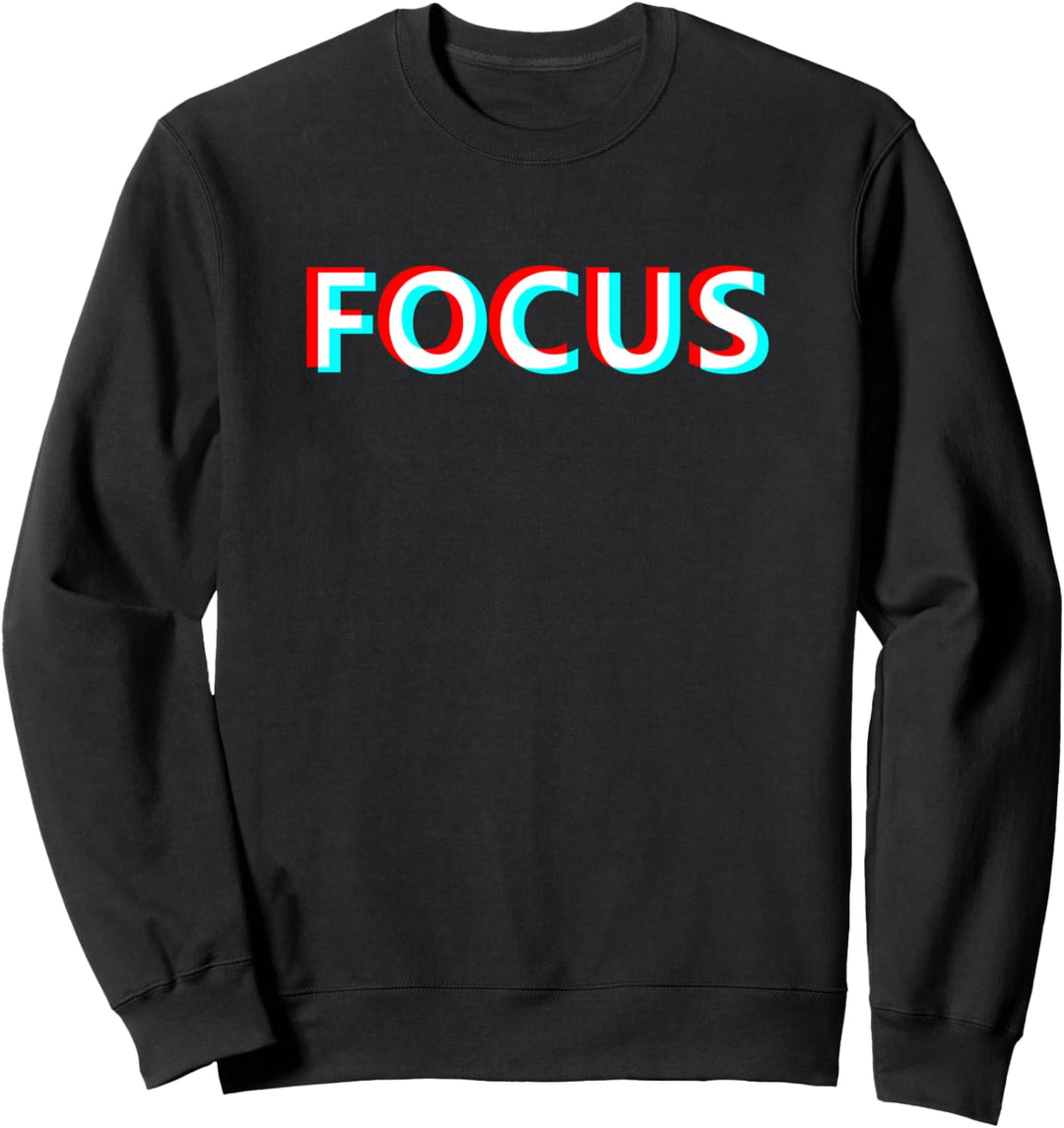 Focus Motivation Tshirt I Optische Täuschung Sweatshirt