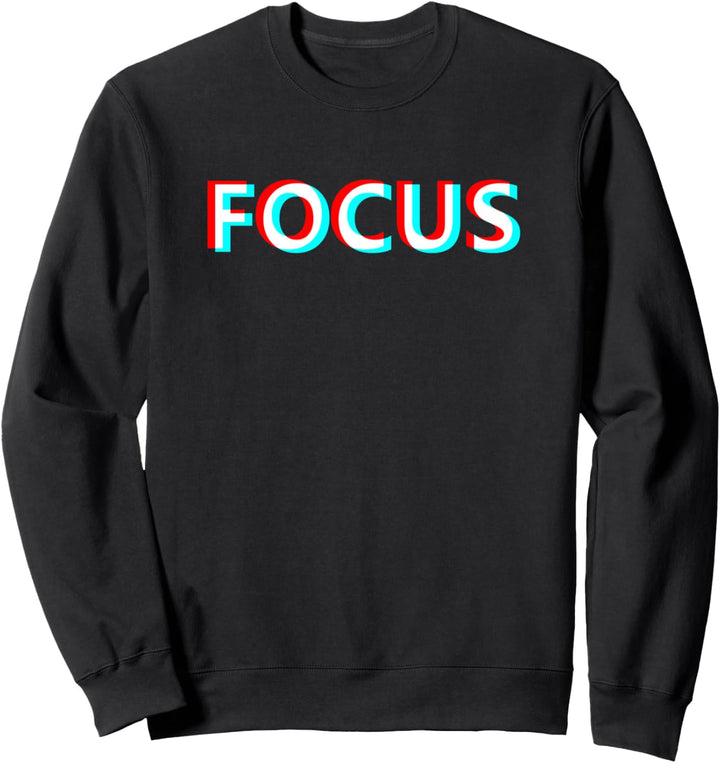 Focus Motivation Tshirt I Optische Täuschung Sweatshirt