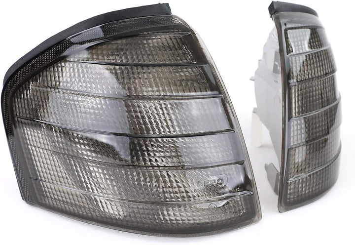 Carparts-Online Blinker schwarz smoke Paar für Mercedes C Klasse W202 93-00