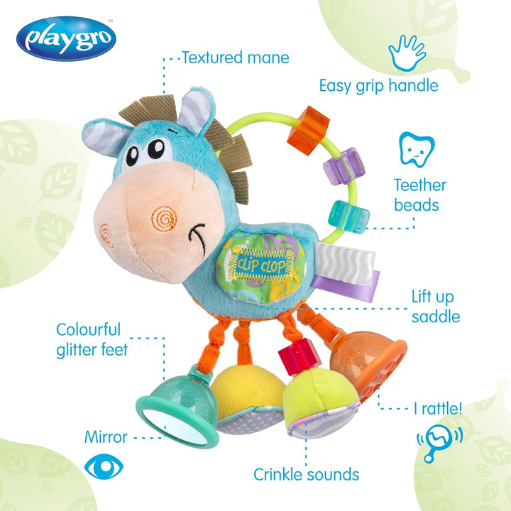 Playgro Clip Clop, 0188462, Schwarz