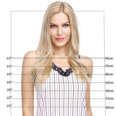 Real Remy Echthaar Extensions Clip In Extensions Echthaar Haarverlängerung 8pcs 18clips 75g-25cm (#7