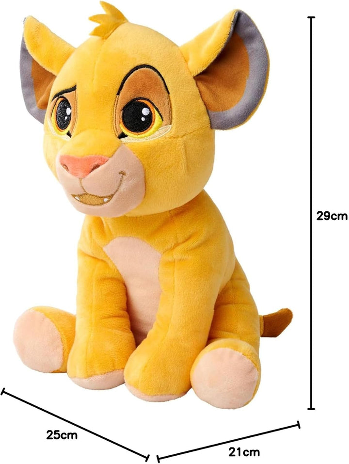 Simba Disney Lion King, 30 Jahre König der Löwen, 25cm Plüschtier, ab den ersten Lebensmonaten geeig