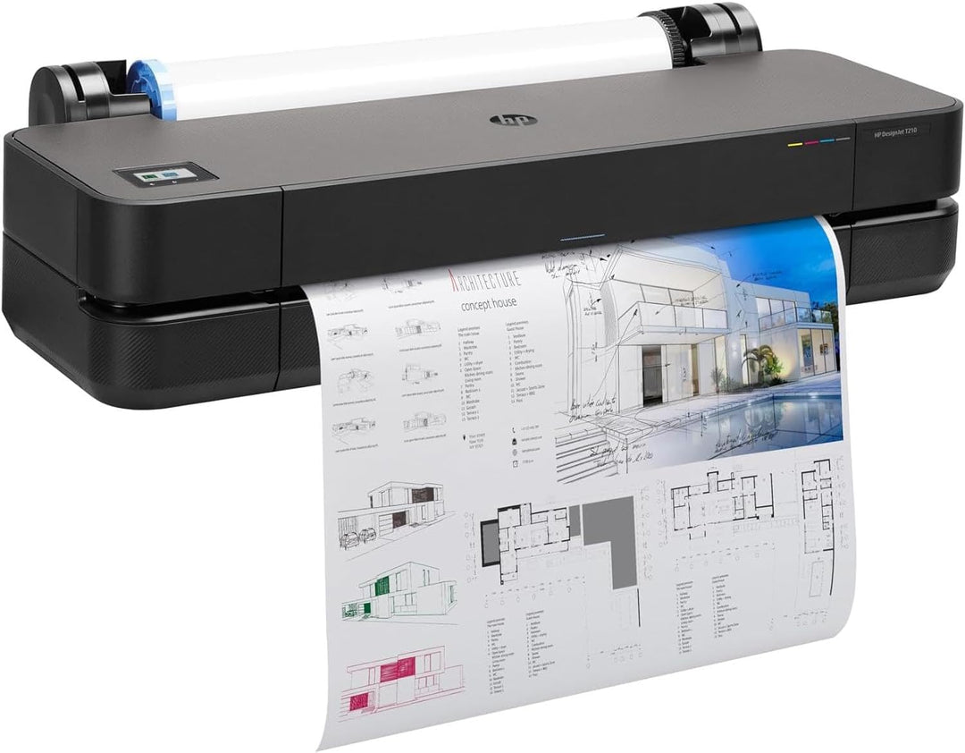 HP DesignJet T210 24 Zoll, 61 cm 8AG32D, Grossformatdrucker, Plotter, Standard A4-A1, 59 A1-Ausdruck