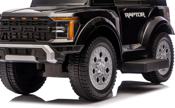 sun baby Rutschauto ab 1 Jahr mit Schieber – Fort Raptor – grosse Geländereifen, LED-Lichter, Sitz m