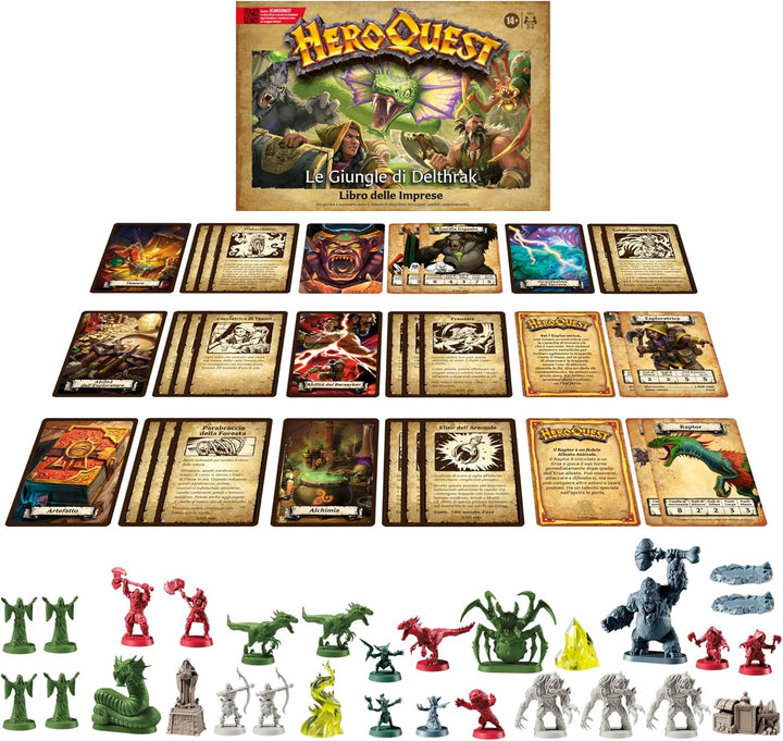 Avalon Hill, HeroQuest, Dschungel-Pack von Delthrak | Rollenspiele | Ab 14 Jahren | Für 2-5 Spieler