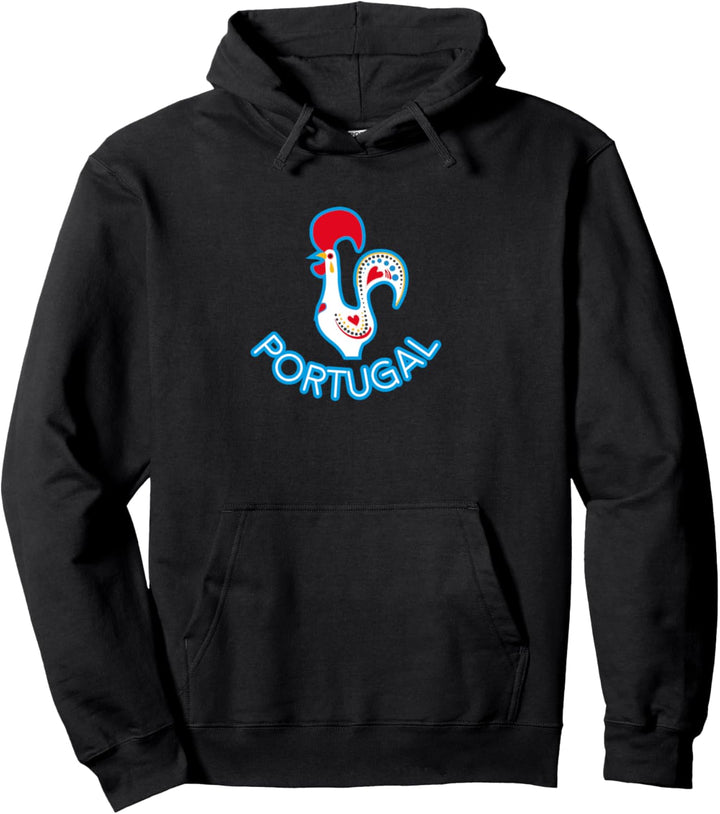 Hergestellt in Portugal Galo de Barcelos Amor Portugues Pullover Hoodie