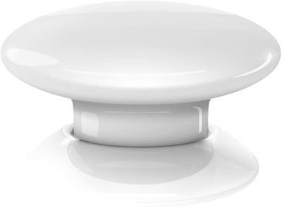 FIBARO The Button White / Z-Wave Plus Drahtlose Tragbare Schalt-Knopf, Weiss, FGPB-101-1, Weiss