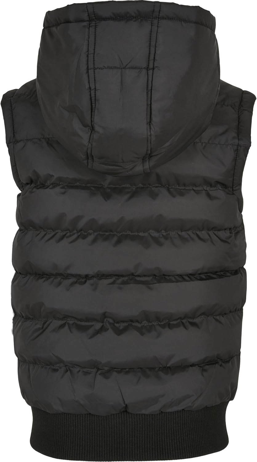 Urban Classics Jungen Weste 122-128 black/black, 122-128 black/black