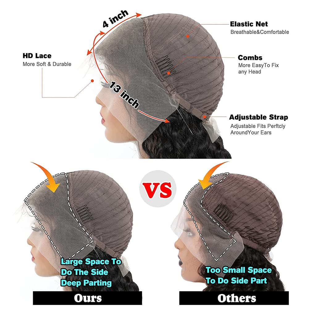 Highlight Lace Front Wig Human Hair Ombre 13X4 P4/27 Colored Honey Blonde Lace Front Wigs For Women