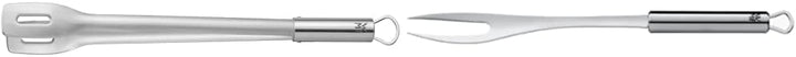 WMF BBQ Grillzange lang 44 cm, Cromargan Edelstahl, Feststellmechanismus, platzsparend & Profi Plus