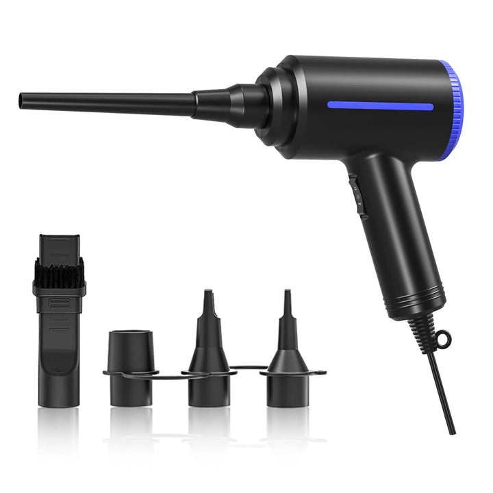 ATEngeus Elektrische Staubgebläse, 500W Druckluft, 2-Gang Air Duster, Druckluftspray PC Reinigungsse