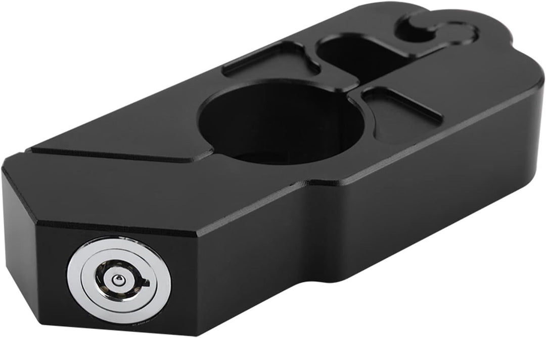 Grip Lock CNC Aluminiumlegierung Motorrad Lenker Bremshebelschloss Fahrzeugsicherheit für Universal