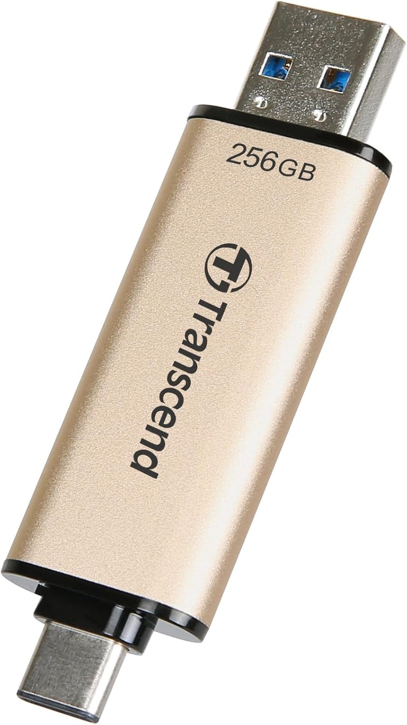 Transcend 256GB JetFlash 930C USB 3.2 Gen 1 Flash Drive TS256GJF930C, Rose Gold, 256GB