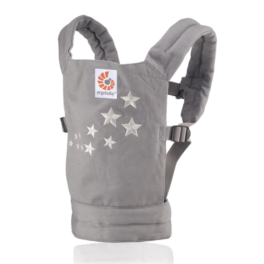 Ergobaby Puppentrage Kinder-Spielzeug, Galaxy Grau Tragetasche für Baby Puppe, 100% Baumwolle Galaxy