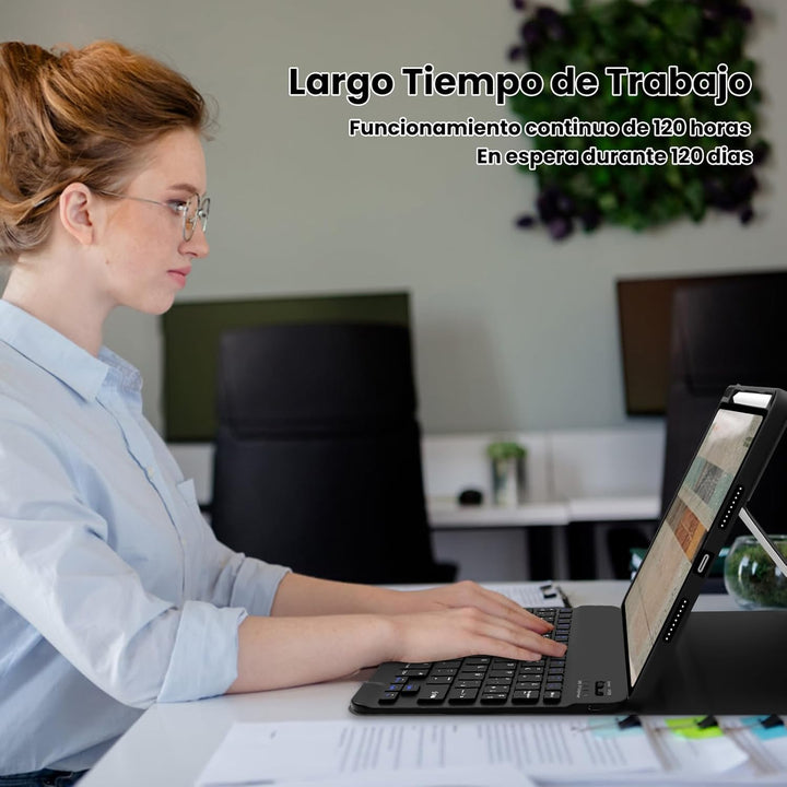 Lielax Schutzhülle mit Tastatur für Xiaomi Pad 7 / Pad 7 Pro 27,9 cm (11,2 Zoll) 2025, Xiaomi Pad 7/