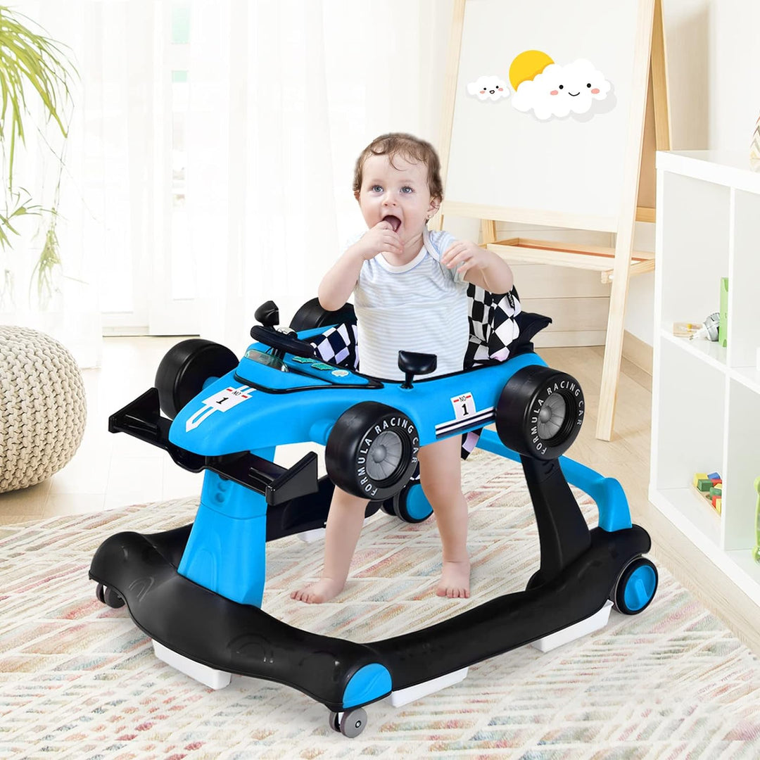 LIFEZEAL Lauflernhilfe Baby Höhenverstellbar &amp; Klappbar, 3 in 1 Babywalker, Baby Gehfrei ab 6 Monate