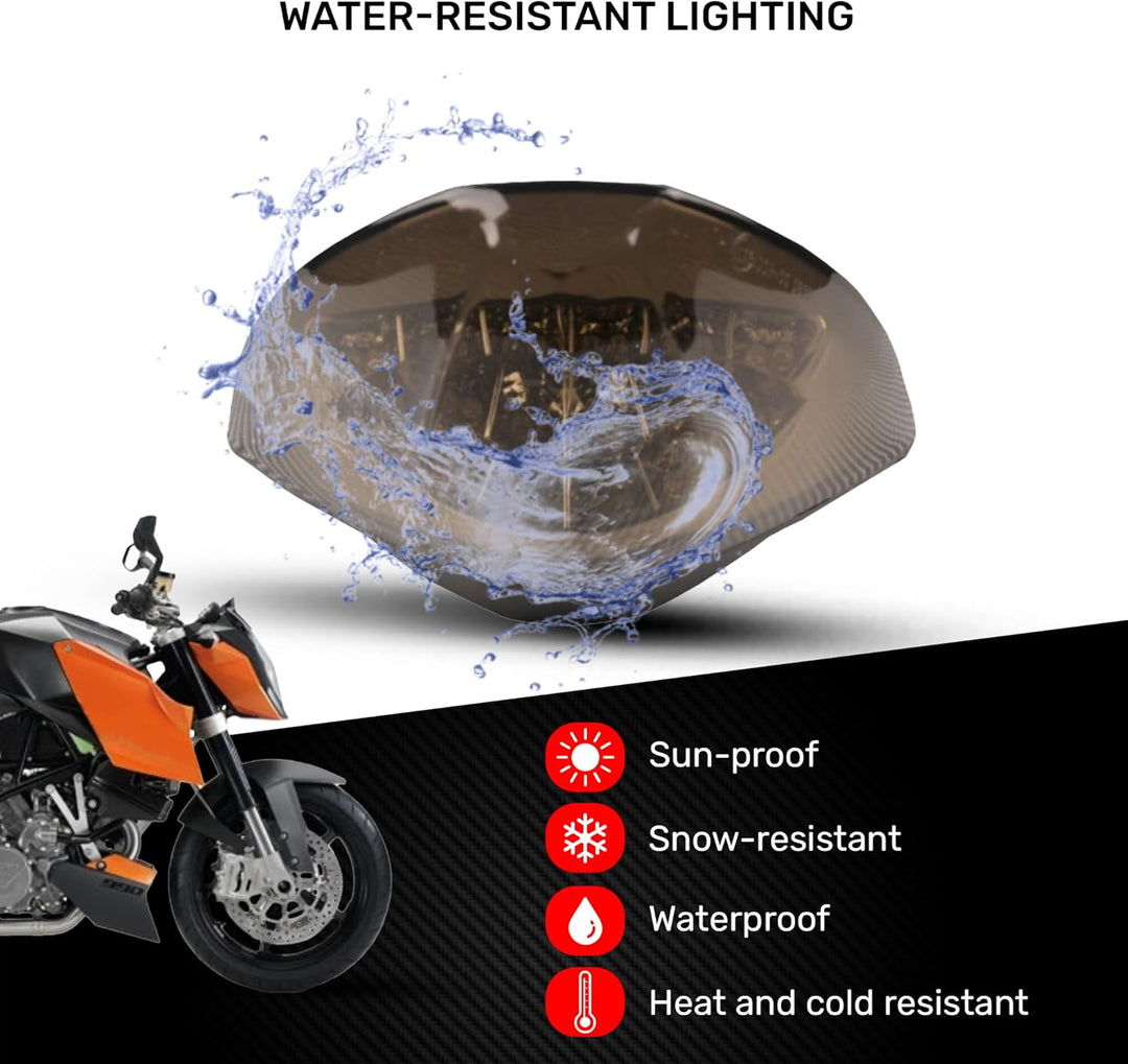 aVDB-moto LED Bremslicht kompatibel mit KTM SuperDuke 990 LC8 2005-2013, SuperDuke 990 R 990R LC8 20