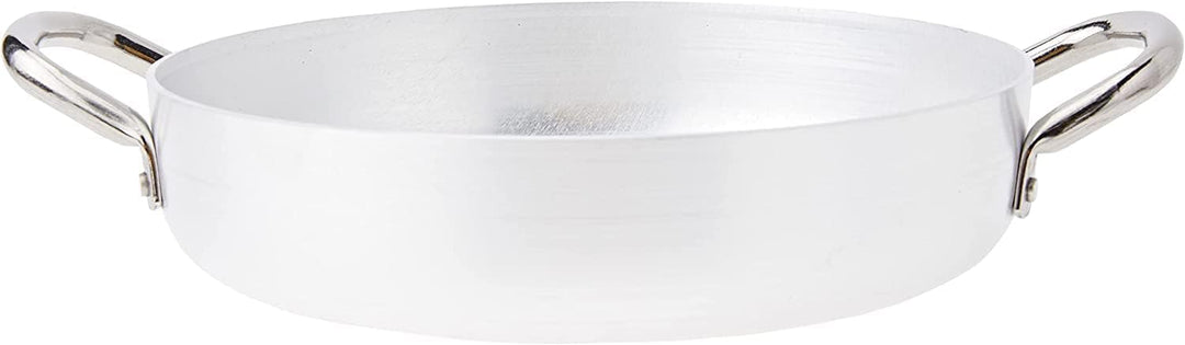 Pentole Agnelli Pfanne Aluminium 2 Griffen, Edelstahl 40 cm, 40 cm