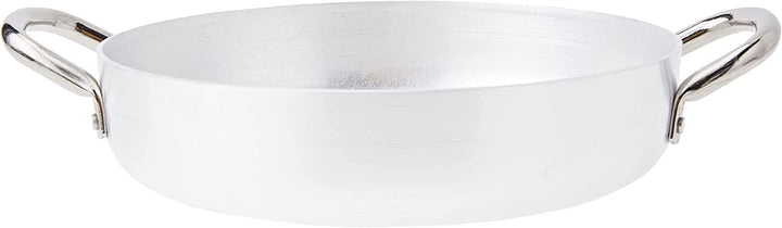 Pentole Agnelli Pfanne Aluminium 2 Griffen, Edelstahl 40 cm, 40 cm