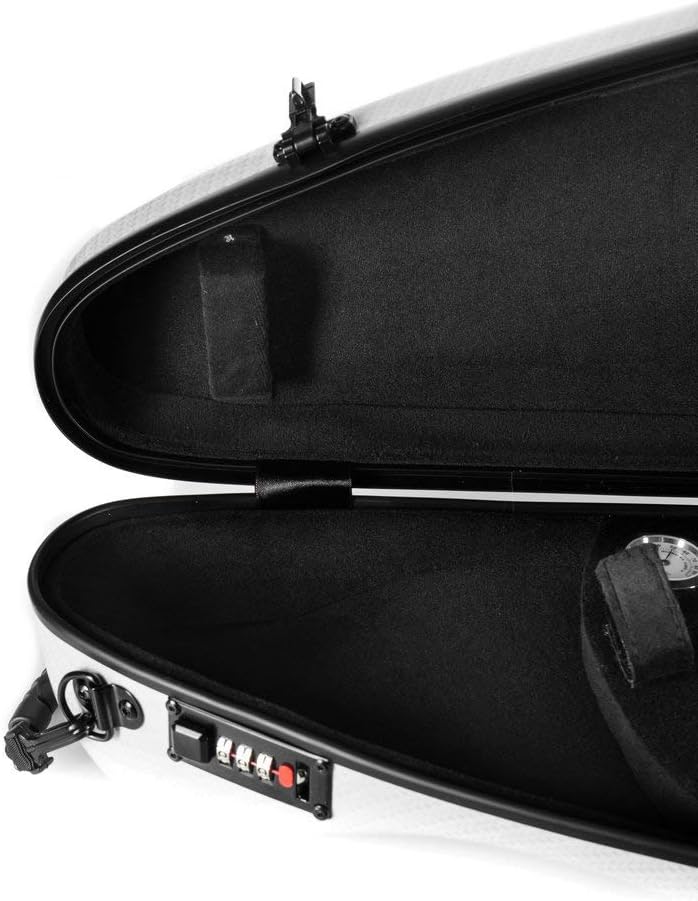 Geigenkoffer Glasfaser Safe Flight 4/4 special silver M-Case + Music bag