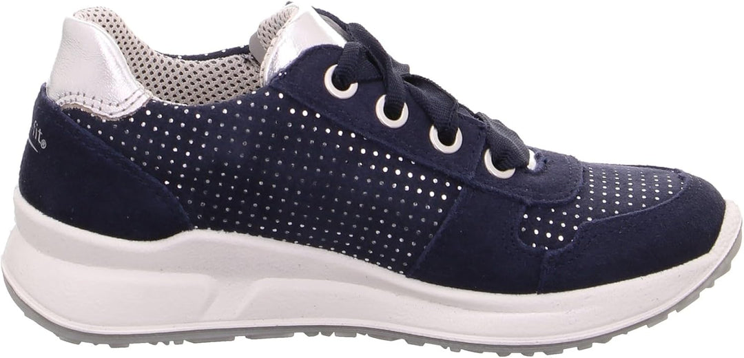 Superfit Mädchen Merida Sneaker 27 EU Blau 8000, 27 EU Blau 8000